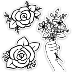 Flower Stickers