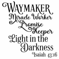 Waymaker Word Art