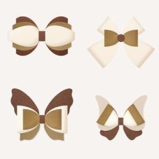 Hair Bow Bundle, Felt Hair Bow Templates