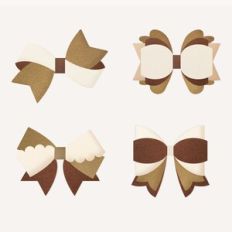 Hair Bow Bundle, Felt Hair Bow Template