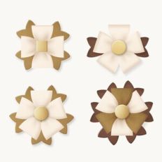 Hair Bow Bundle, Felt/card gift Bow Templates