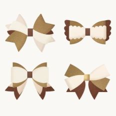 Hair Bow Bundle, Felt/card gift Bow Templates