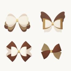 Hair Bow Bundle, Felt/card gift Bow Templates