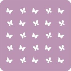 Butterflies Background Stencil