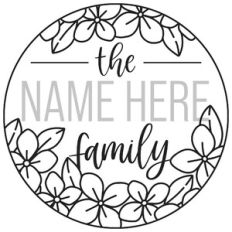 The Family Hydrangea Frame