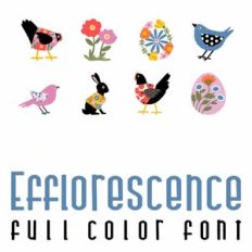 Efflorescence Full Color Font