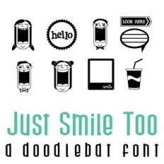 Just Smile Too Doodlebat Font