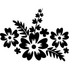 flowers and leaves