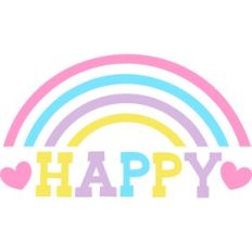 rainbow happy