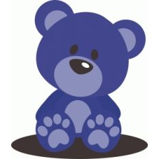 cute baby boy blue teddy bear