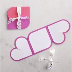 folded heart card
