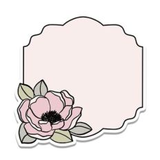Flower Sticker