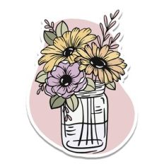 Flower Bouquet Sticker