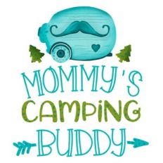 Mommy’s Camping Buddy Sublimation Print n Cut Design