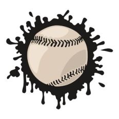 Baseball Splatter