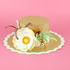 Kentucky Derby 3D Hat with Flowers