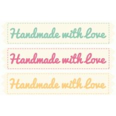 handmade with love label