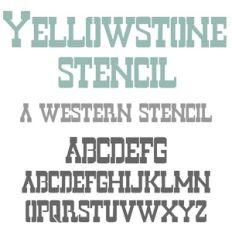 ZP Yellowstone Stencil