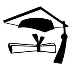 Graduation Cap and Diploma