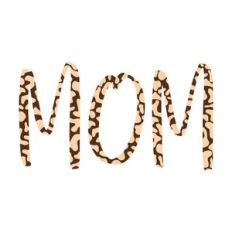 Mom - with leopard print