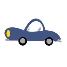 Blue Car SVG