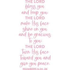 The Lord Bless You