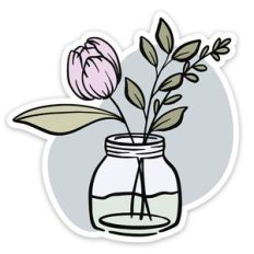Flower Sticker