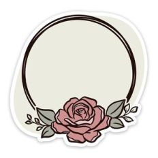 Flower Sticker