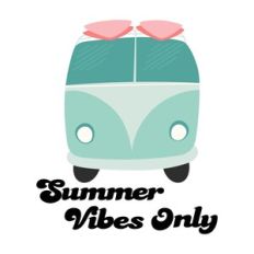 Summer Vibes Only Beach Camper Van