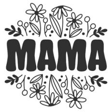 Spring Wildflowers Retro Mama