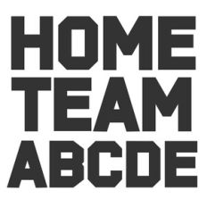 BFC Home Team Block Sports Font