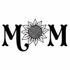 Mom Sunflower Word