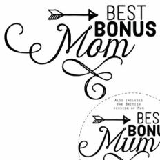 Best Bonus Mom Mum Stepmom Quote