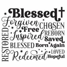 Blessed Word Art