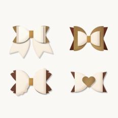 Hair Bow Bundle, Felt/card gift Bow Templates
