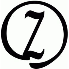 round flourish monogram - z
