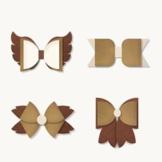 Hair Bow Bundle, Felt/card gift Bow Templates