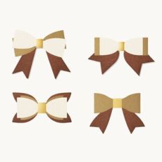 Hair Bow Bundle, Felt/card gift Bow Templates