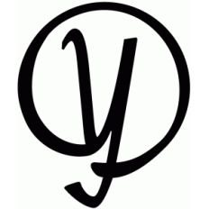 round flourish monogram - y