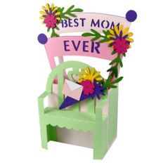 Park Bench Best Mom Ever Card-in-Box