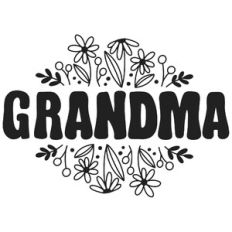 Spring Wildflowers Retro Grandma