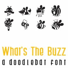 What's The Buzz Doodlebat Font