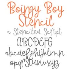 PN Boingy Boy Stencil