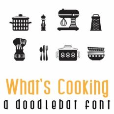 What's Cooking Doodlebat Font