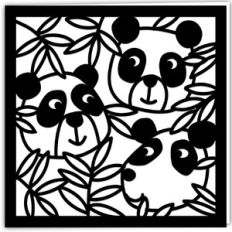 Cute Panda Bear Card