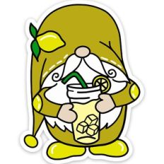 Lemonade Gnome Sticker