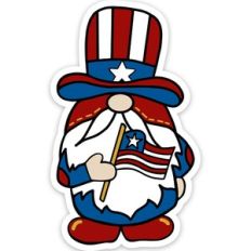 Liberty Gnome Sticker
