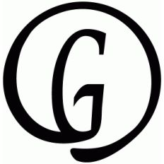 round flourish monogram - g