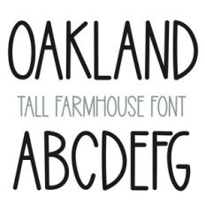Oakland Font