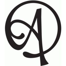 round flourish monogram - a